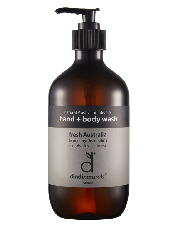 hand + body wash fresh australia 500ml #5513 (rrp$32) x 3pk