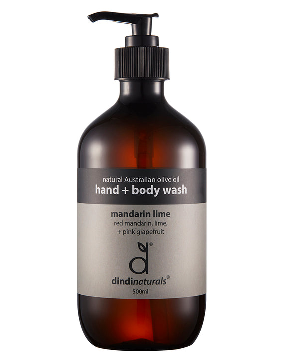 hand + body wash mandarin lime 4 litre #5414